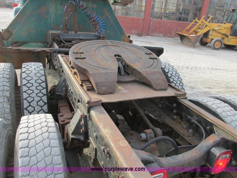 image for item F4197 1979 Mack crane hoist semi truck