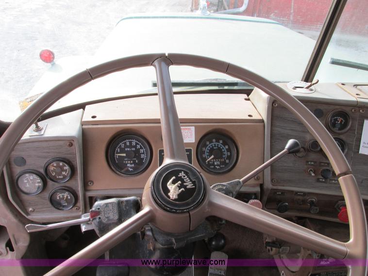 image for item F4197 1979 Mack crane hoist semi truck