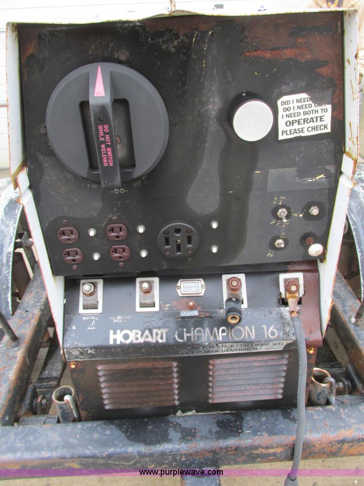 image for item F4297 Hobart Champion 16 generator