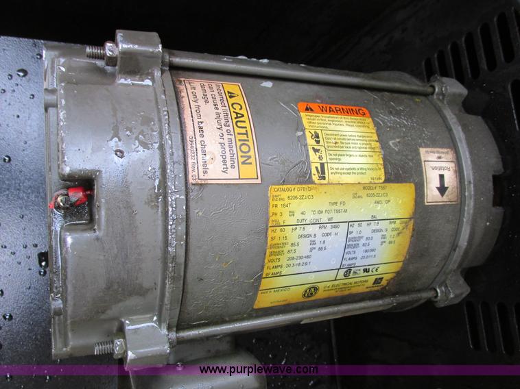 image for item F4298 Ingersoll Rand SSR-HP7.5 air compressor