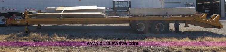 image for item F6588 2000 Behnke 14 ton equipment trailer