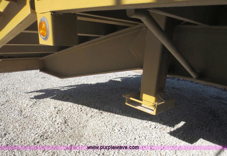 image for item F6588 2000 Behnke 14 ton equipment trailer