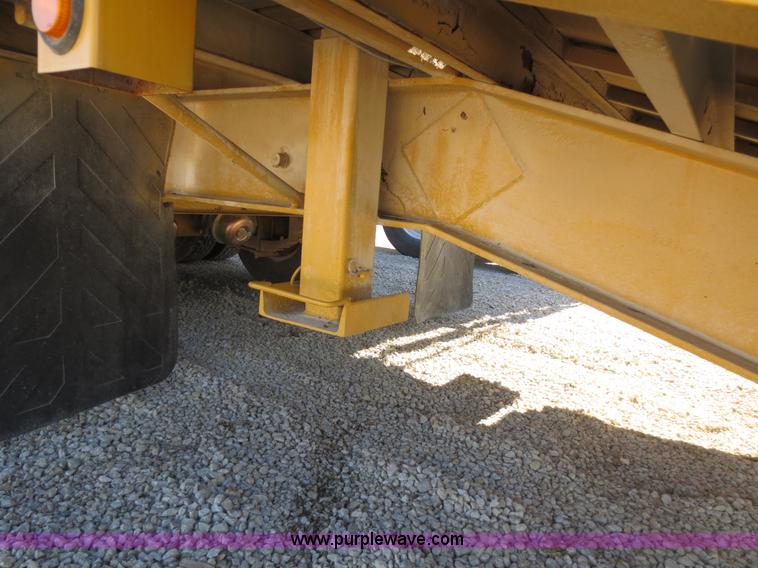 image for item F6588 2000 Behnke 14 ton equipment trailer