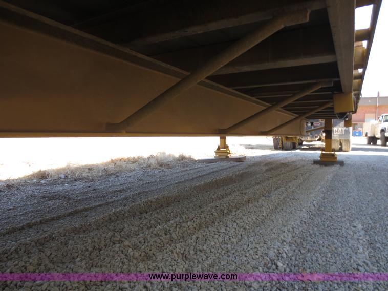 image for item F6588 2000 Behnke 14 ton equipment trailer