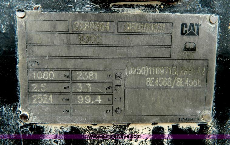 image for item G7680 2005 Caterpillar 930G articulated wheel loader