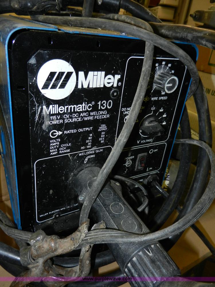 Miller Millermatic 130 welder in Topeka, KS Item W9598 sold