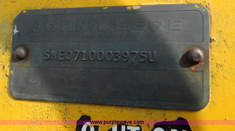 image for item Y9050 John Deere 1010 backhoe