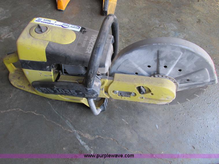image for item Y9623 Wacker BTS1035 gas powered concrete saw