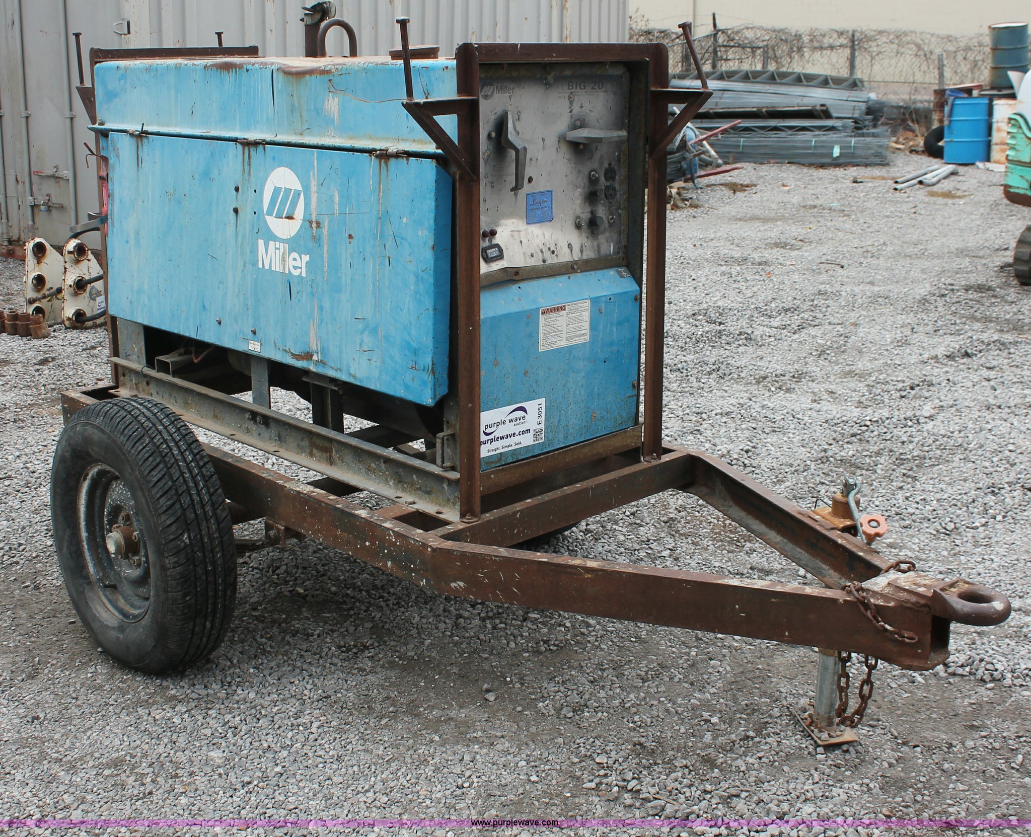 Miller Big 20 welder generator in Wichita, KS Item E3051 sold