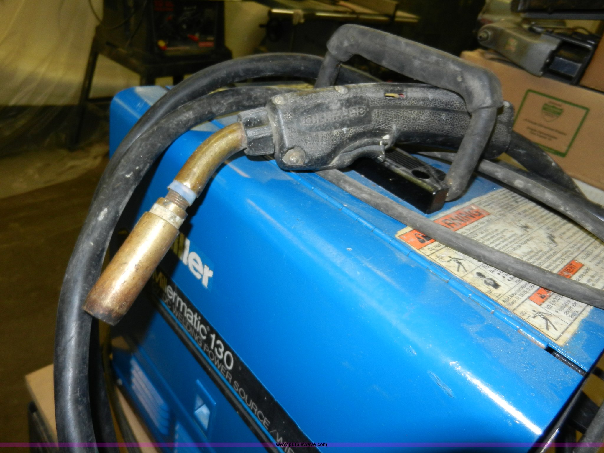 Miller Millermatic 130 welder in Topeka, KS Item W9598 sold Purple Wave