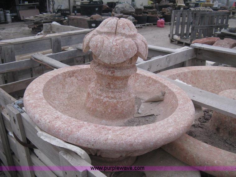 image for item AG9656 8 foot diameter Mediterranean carved natural stone fountain