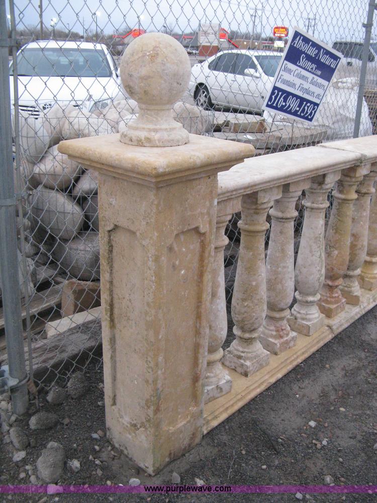 image for item AG9662 Mediterranean natural stone baluster railings