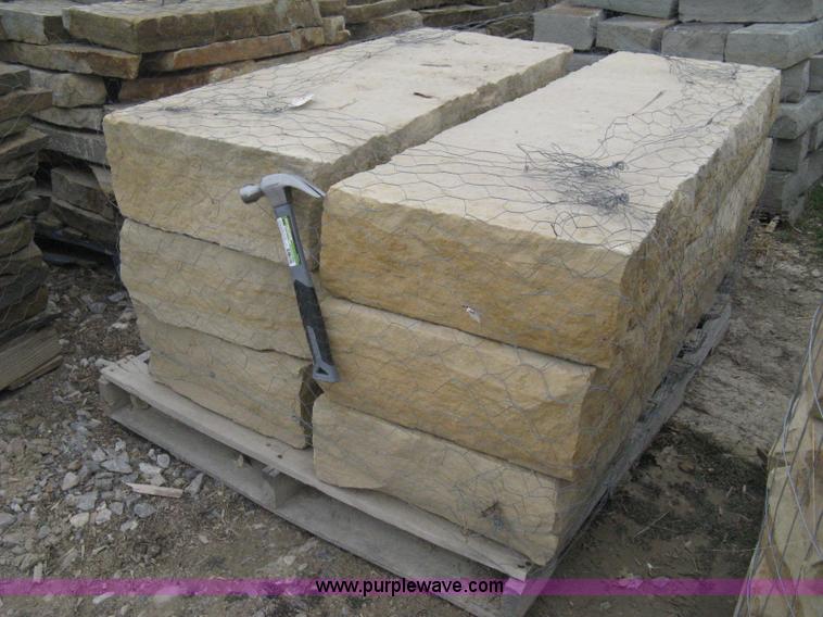 image for item AK9076 6 buff stone steps, 3-4 feet long and 3-5 feet long