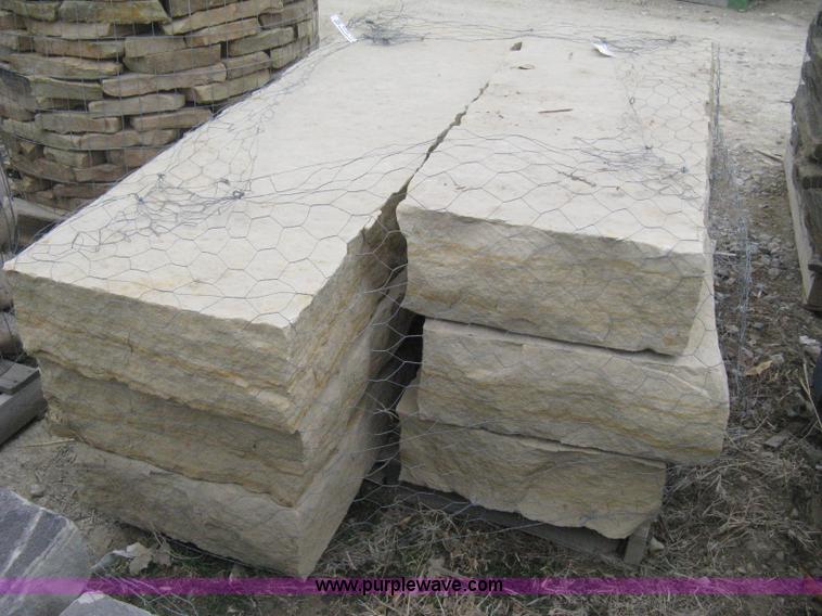 image for item AK9076 6 buff stone steps, 3-4 feet long and 3-5 feet long