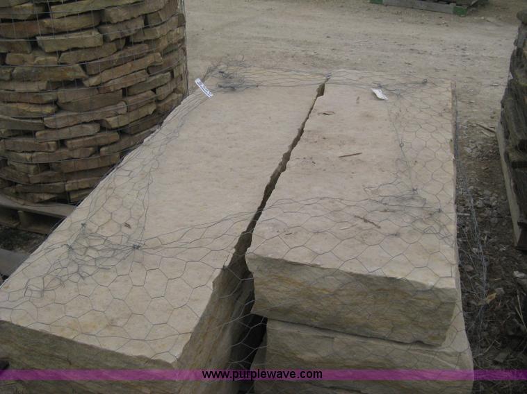 image for item AK9076 6 buff stone steps, 3-4 feet long and 3-5 feet long