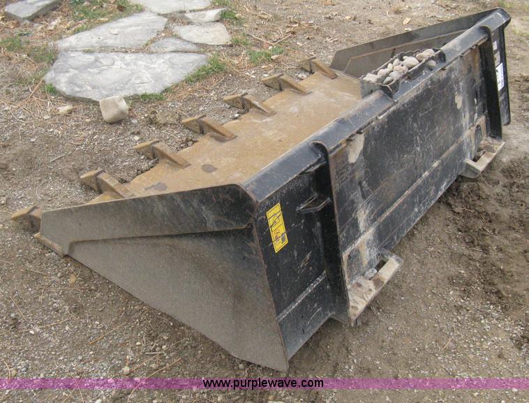 image for item E3076 Bradco skid steer bucket