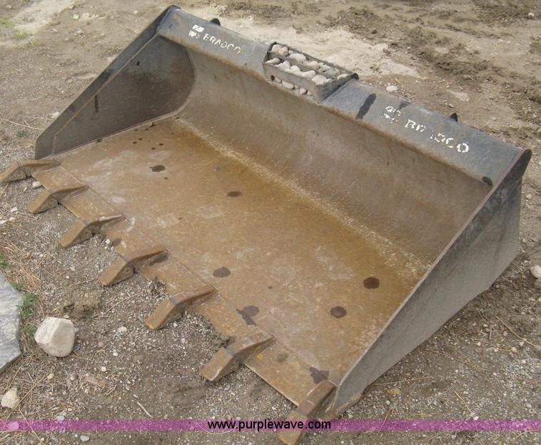 image for item E3076 Bradco skid steer bucket