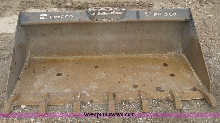 image for item E3076 Bradco skid steer bucket