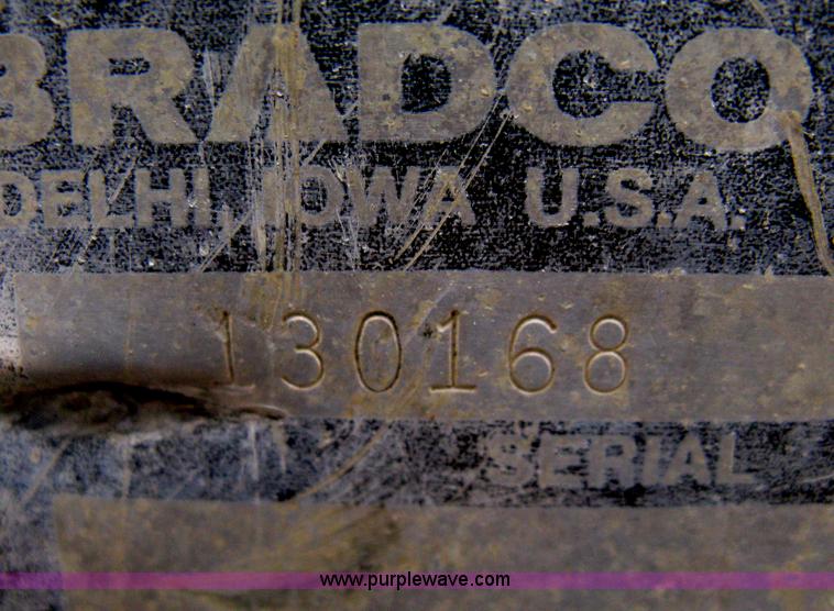 image for item E3076 Bradco skid steer bucket