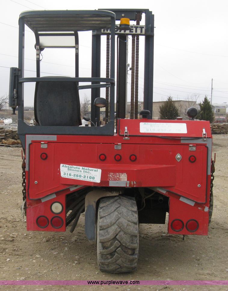 image for item E3077 1997 Moffett M5000 piggy back forklift