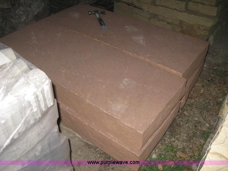 image for item Y9751 (4) 4 foot wide Colorado red sandstone steps.