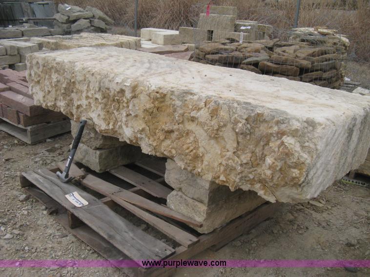image for item Z9760 6 foot limestone bench.