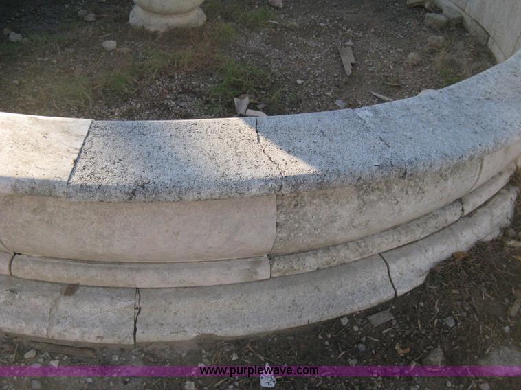 image for item Z9798 11' diameter four-tier Mediterranean carved fountain