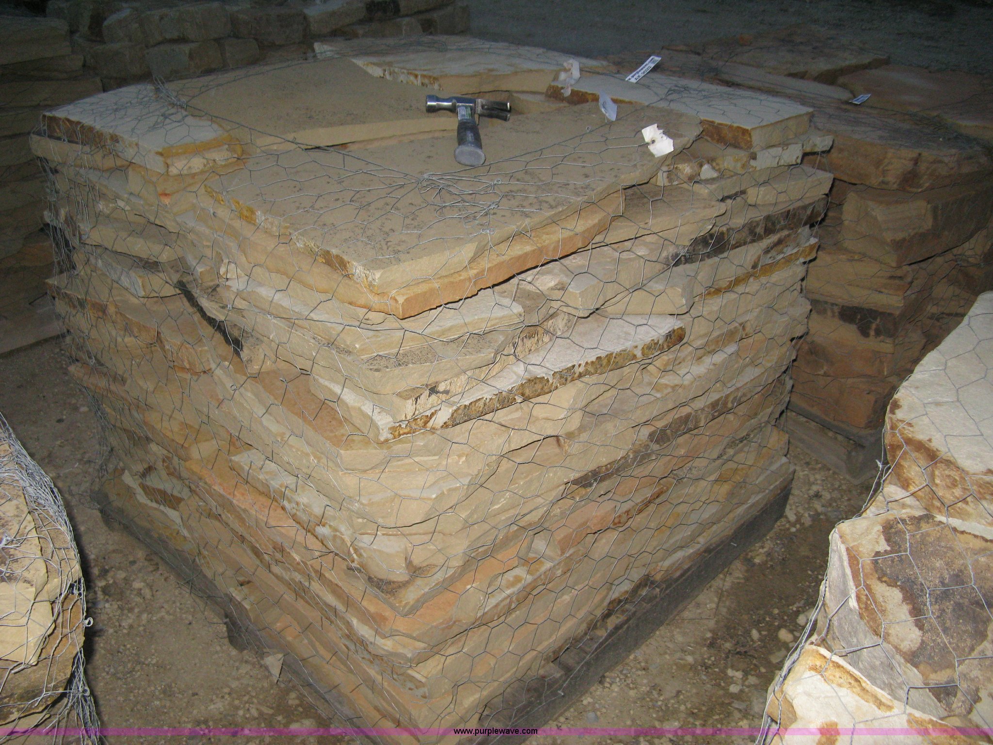 1 1/2" plus or minus ArkOkla flagstone, weight unknown in Wichita, KS