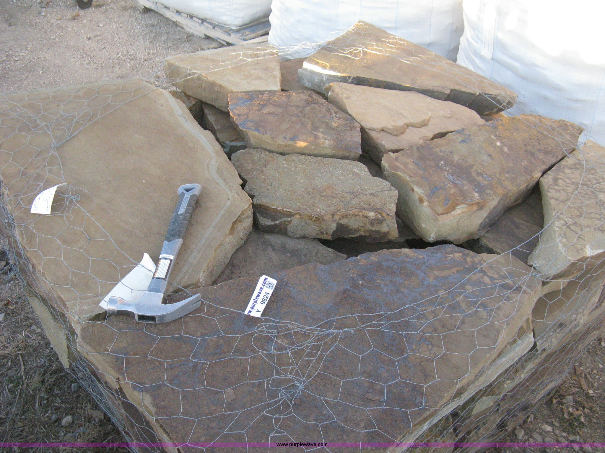 One pallet of moss rock in Wichita, KS Item Y9824 sold Purple Wave