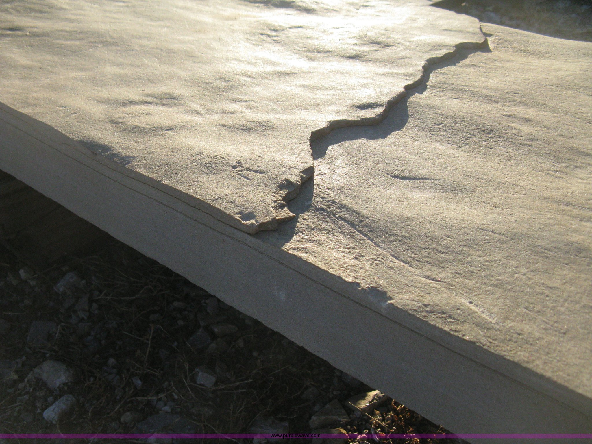 84" X 18" sandstone mantle/hearth. in Wichita, KS Item Y9873 sold