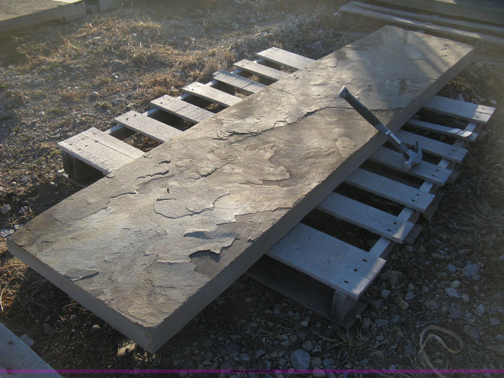 84" X 18" sandstone mantle/hearth. in Wichita, KS Item Y9874 sold