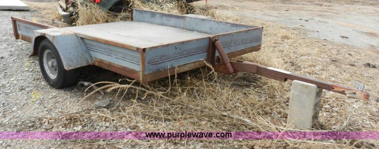 image for item A3962 Shop built tilt trailer