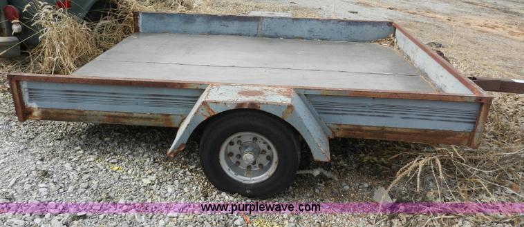 image for item A3962 Shop built tilt trailer
