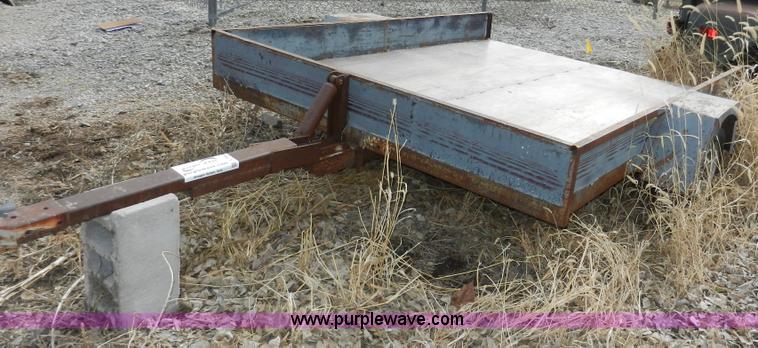 image for item A3962 Shop built tilt trailer