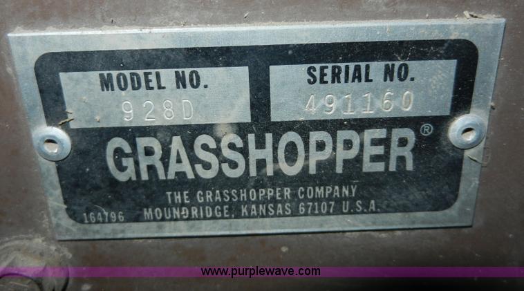 image for item AB9558 Grasshopper 928 ZTR lawn mower