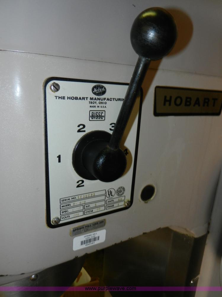 image for item AB9563 Hobart H600 mixer