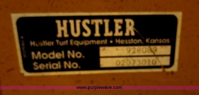 image for item AK9745 Hustler 3400 ZTR lawn mower