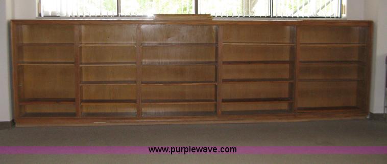 image for item B1839 Oak shelving unit