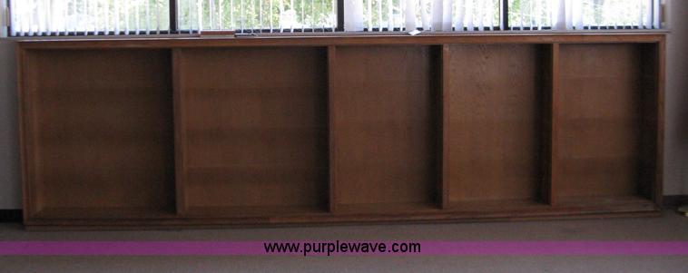 image for item B1841 Oak shelving unit