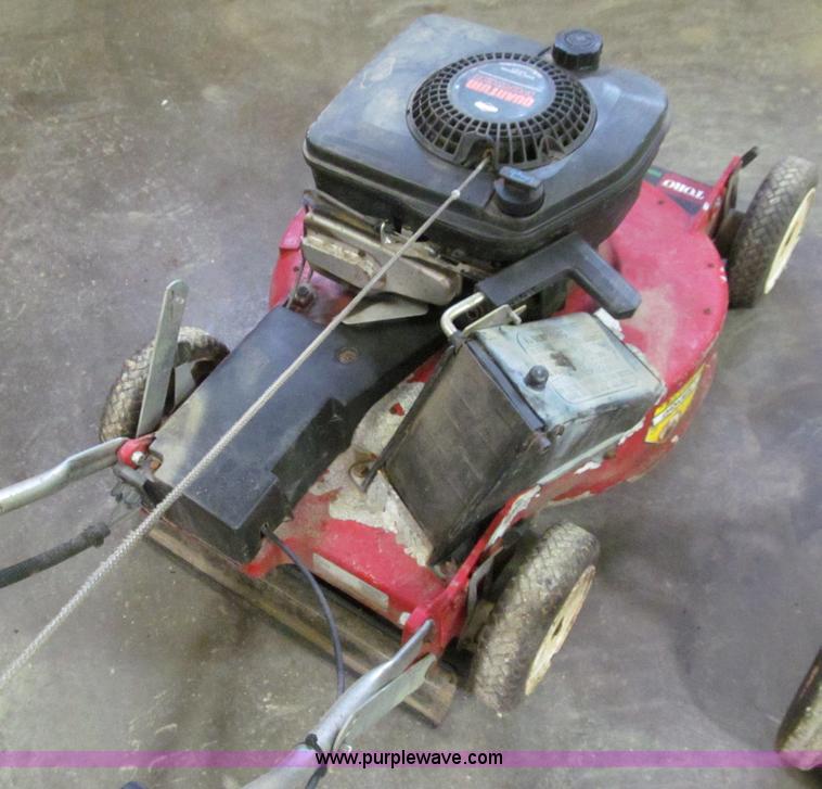 image for item D7162 (2) commercial push lawn mowers
