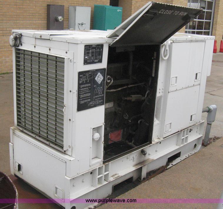 image for item E3066 Kurtz & Root Co. U.S. Department of Defense issued back up generator