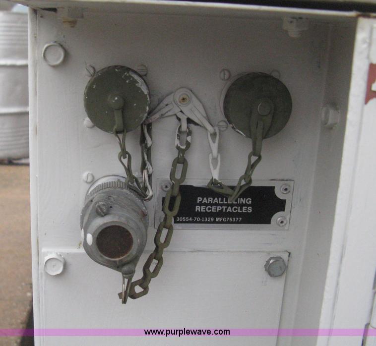 image for item E3066 Kurtz & Root Co. U.S. Department of Defense issued back up generator