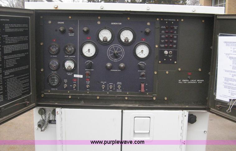image for item E3066 Kurtz & Root Co. U.S. Department of Defense issued back up generator