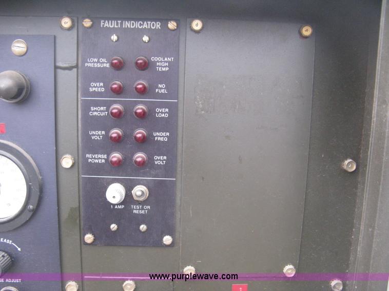 image for item E3066 Kurtz & Root Co. U.S. Department of Defense issued back up generator