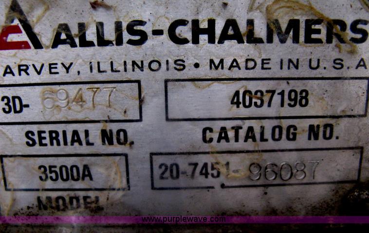 image for item E3066 Kurtz & Root Co. U.S. Department of Defense issued back up generator