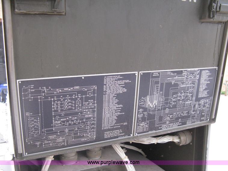 image for item E3066 Kurtz & Root Co. U.S. Department of Defense issued back up generator
