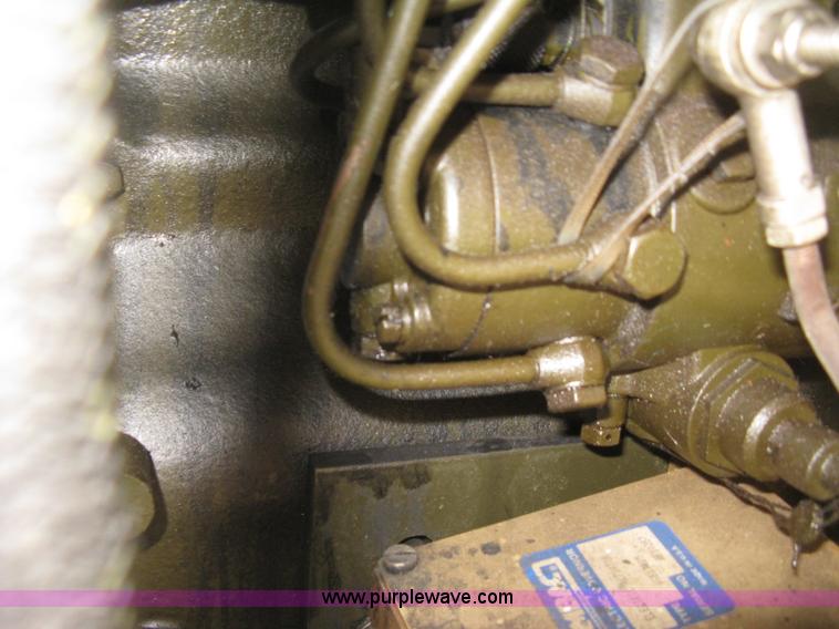 image for item E3066 Kurtz & Root Co. U.S. Department of Defense issued back up generator