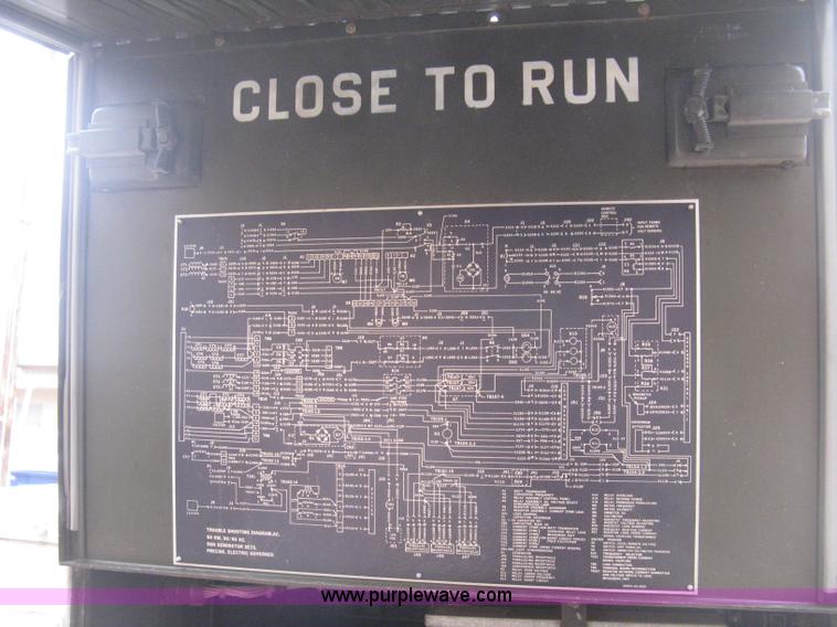 image for item E3066 Kurtz & Root Co. U.S. Department of Defense issued back up generator