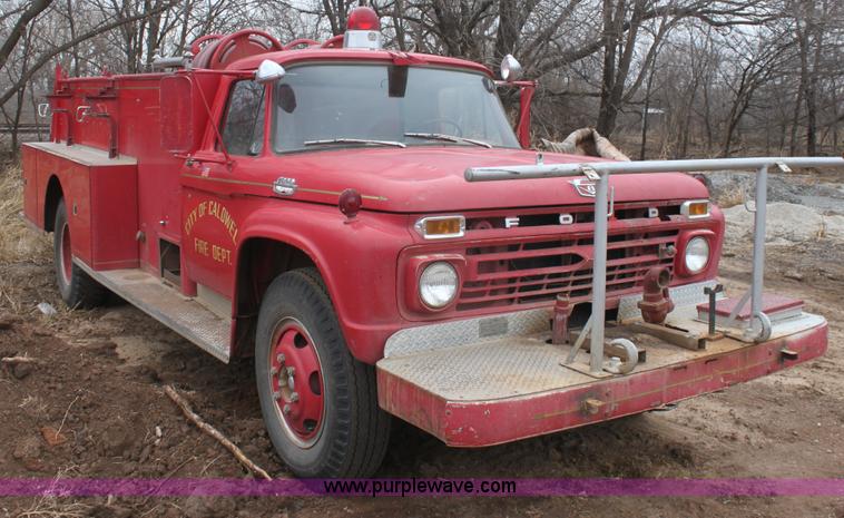 image for item E8379 1966 Ford fire engine