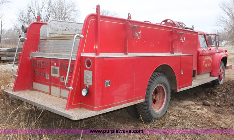 image for item E8379 1966 Ford fire engine